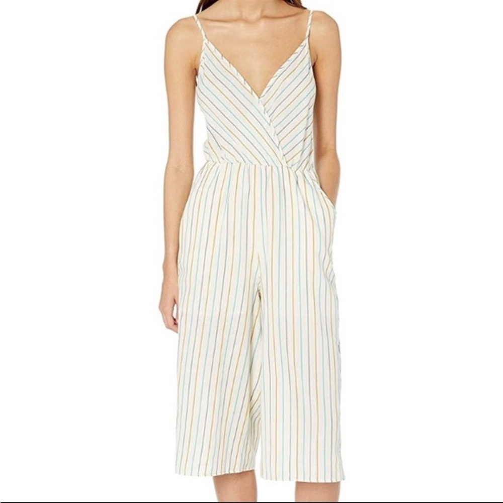 BCBGeneration White and Blue Sleeveless Sundress